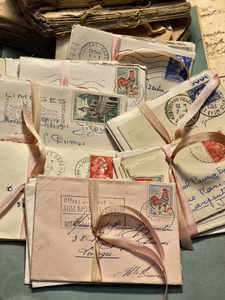 Vintage French Envelope Bundles in sets of 5