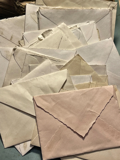Vintage French Envelope Bundles in sets of 5
