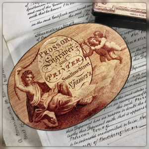 English Engraver and Milliner's Paper Mache Boxes