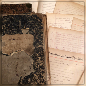 Original French Journal/Ledger Pages Bundles - 1800's - 1900's