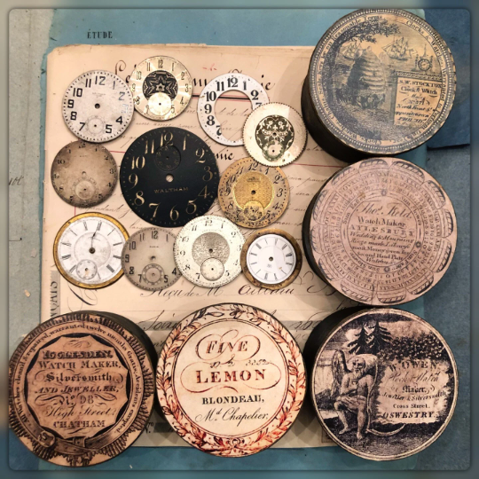 3" Watch Paper Paper Mache Round Boxes