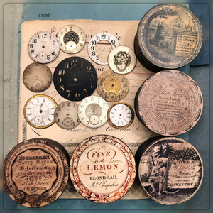 3" Watch Paper Paper Mache Round Boxes