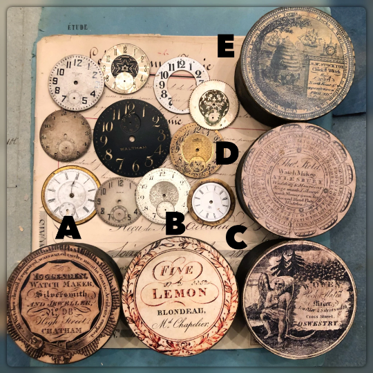 3" Watch Paper Paper Mache Round Boxes