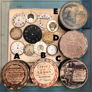 3" Watch Paper Paper Mache Round Boxes