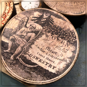 3" Watch Paper Paper Mache Round Boxes