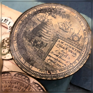 3" Watch Paper Paper Mache Round Boxes