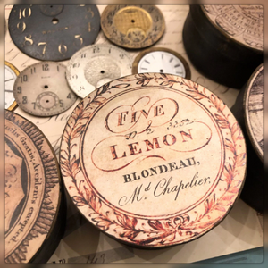 3" Watch Paper Paper Mache Round Boxes