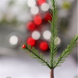 Miniature 10" Primitive Faux Feather Tree