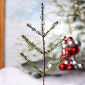 Miniature 10" Primitive Faux Feather Tree