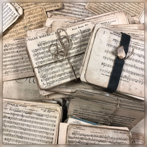 1800's Antique French Music in Two Sizes