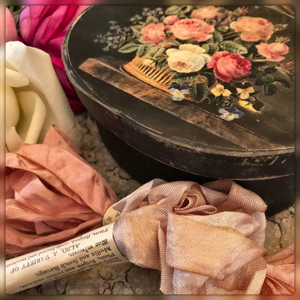 5” Rose Bouquet Paper Mache Oval Box