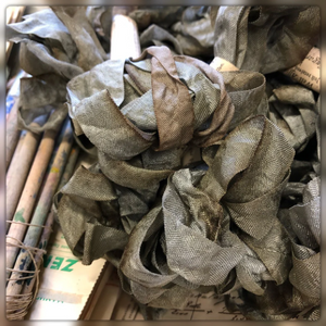 Distressed Aged Slate Ribbon Approximately 5 yards
