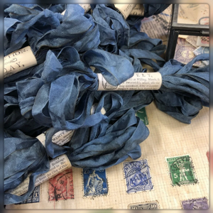 Distressed Aged Williamsburg Ribbon Approximately 5 yards
